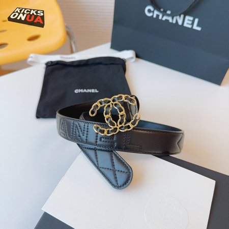Chanel Black Limited Edition Belt 3.0cm