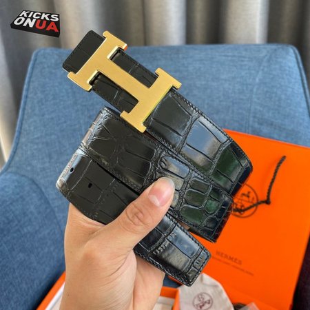 Hermes Black Belt 3.8cm