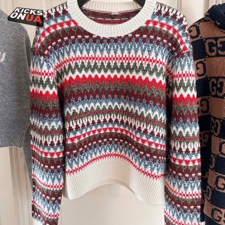 Loro Piana Silk Blend Jacquard Knit Sweater