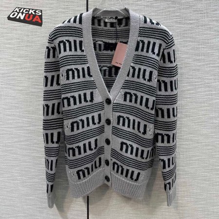 Miu Miu V-Neck Cardigan Sweater