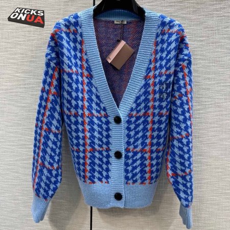 Miu Miu V-Neck Cardigan Sweater