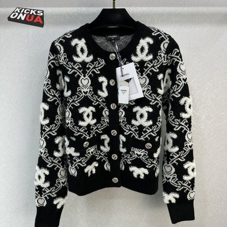 Chanel Round Collar Cardigan Sweater