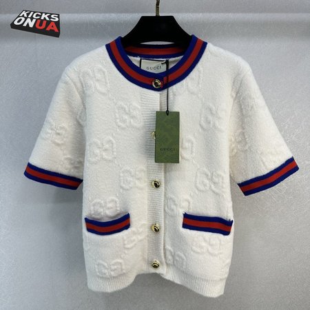 Gucci White knit Short Sleeve