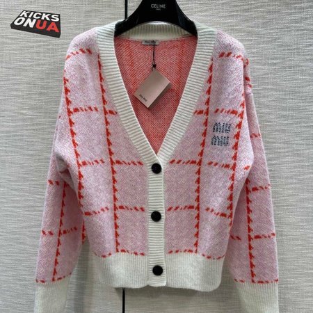 Miu Miu V-Neck Cardigan Sweater