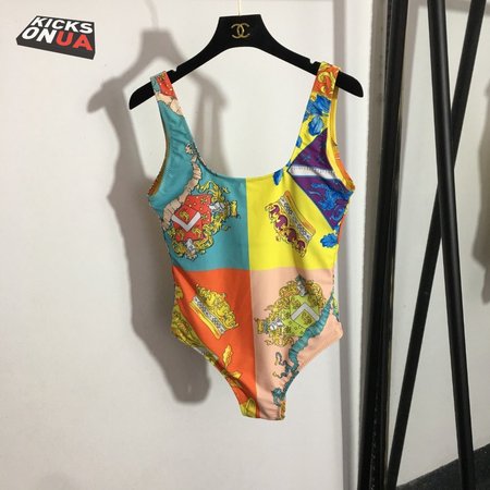 Versace Assorted Colors One-Piece Swimsuit