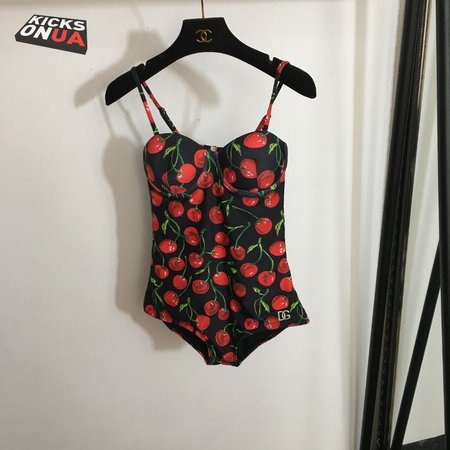 Dolce & Gabbana Cherry One-Piece Swimsuit