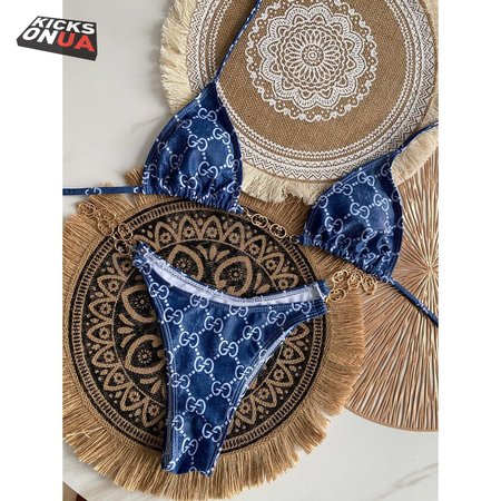 Gucci Blue One-Piece Swimsuit