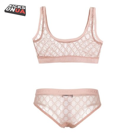 Gucci Pink Two-Piece Swimsuit