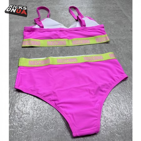 Moschino Pink Two-Piece Swimsuit