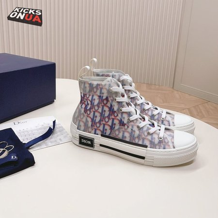 Dior B23 High Top Red Blue Oblique 35-45