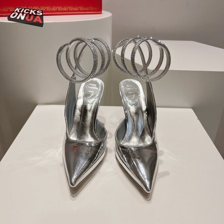 Rene Caovilla Cleo Silver Pump 34-43