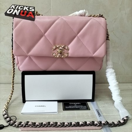 Chanel 19 Handbag Number AS1160 Pink 26cm