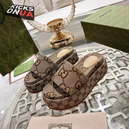 Gucci Women's Platform Slippers With Super G