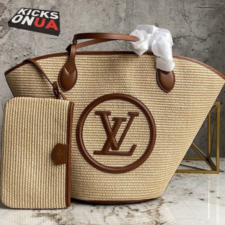 bnib raffia st jacques caramel