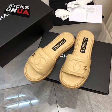 Chanel Casual Style Leather Party Style Elegant Sandals