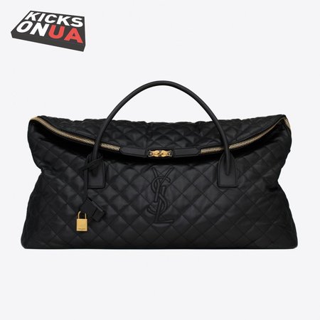 Saint Laurent Es Giant Travel Bag In Quilted Leather