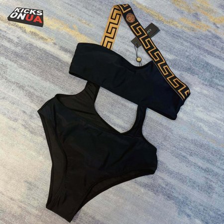 Versace Greca Border One-Piece Swimsuit