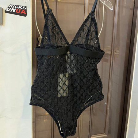 Gucci GG Tulle Jumpsuit Black
