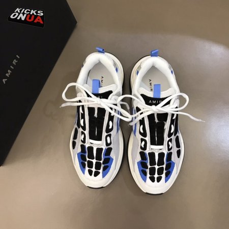 AMIRI Bone Runner White Black Grey Blue