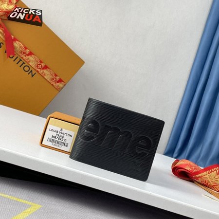 x supreme slender wallet epi black