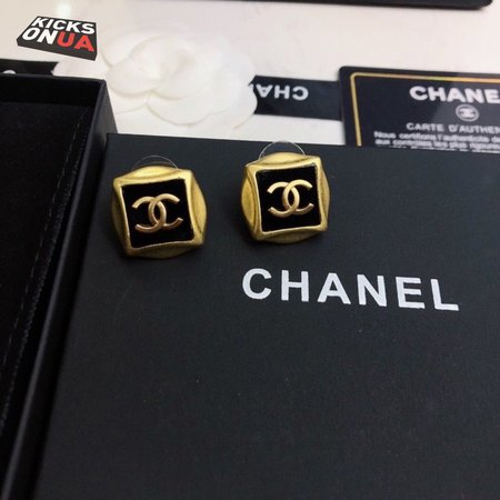 Chanel CC Square Clip Earrings
