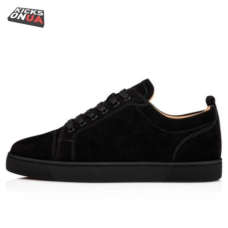 Christian Louboutin Black Louis Junior Sneakers