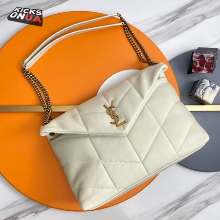 Saint Lauren YSL LouLou Puffer Small Chain Bag In Quilted Lambskin