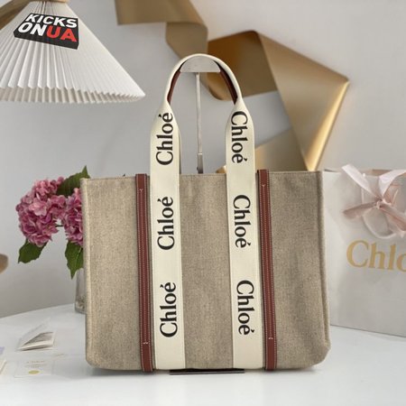 Chloe Large Woody Tote Bag
