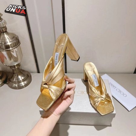 Jimmy Choo Avenue Leather Sandals Women