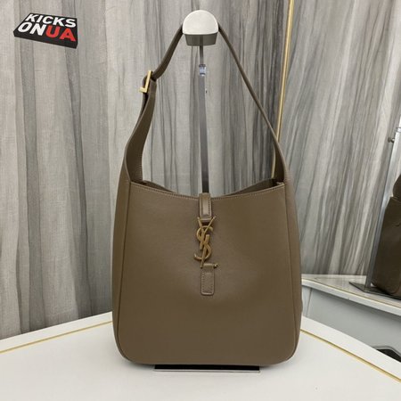 Saint Lauren YSL Small LE 5 A 7 Supple Bag In Grained Leather