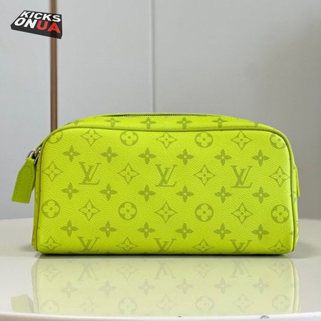 dopp kit neon yellow