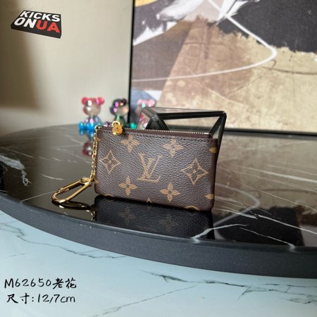 key pouch monogram brown