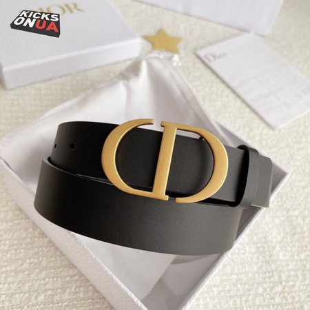 Dior Saddle Belt Calfskin Black