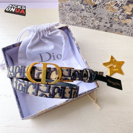 Blue Dior Oblique Jacquard 20 MM