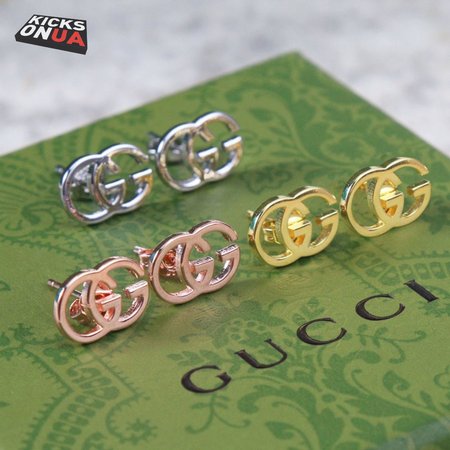 GUCCI GG Tissue Gold Earrings