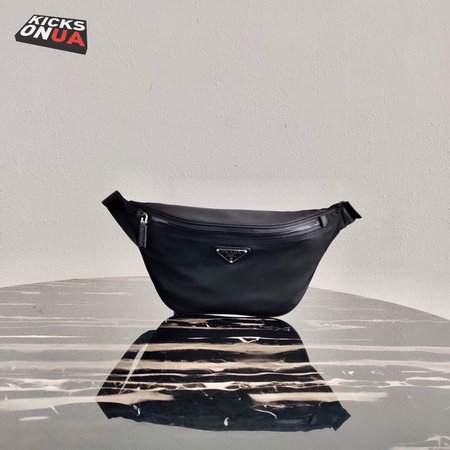 Prada Re-Nylon and Saffiano Leather Belt Bag