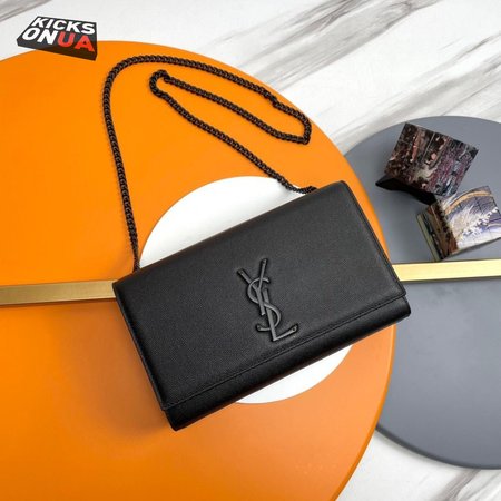 YSL Medium Kate In Grain De Poudre Embossed Leather