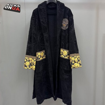Versace Baroque Cotton Terry Bathrobe