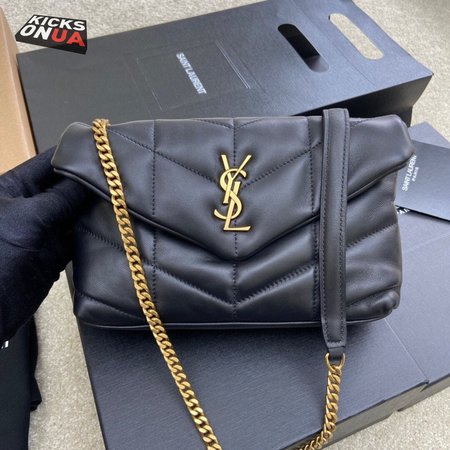 YSL Small Loulou Puffer In Quilted Nappa Leather