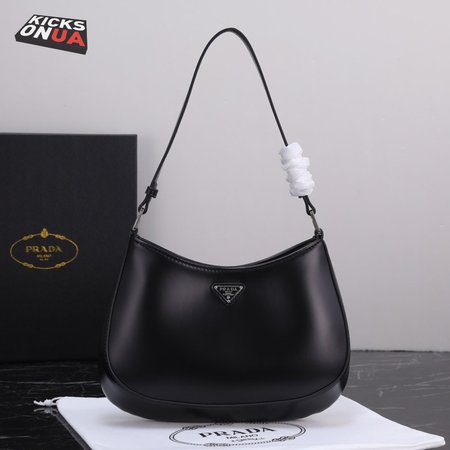 Prada Cleo Brushed Leather Shoulder Bag