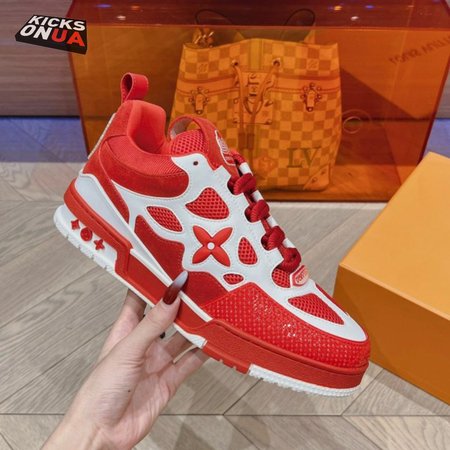 Skate Sneaker Red White