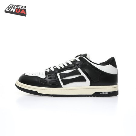 Amiri Skel Top Low Black White Sneaker