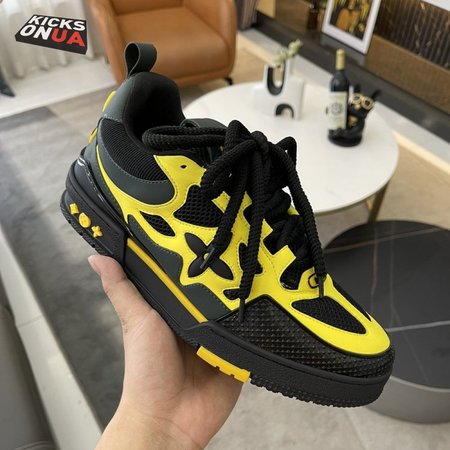Skate Sneaker Yellow Casual Shoes