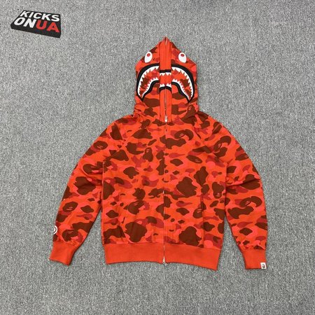 Bape Hoodie Shark Camo Print