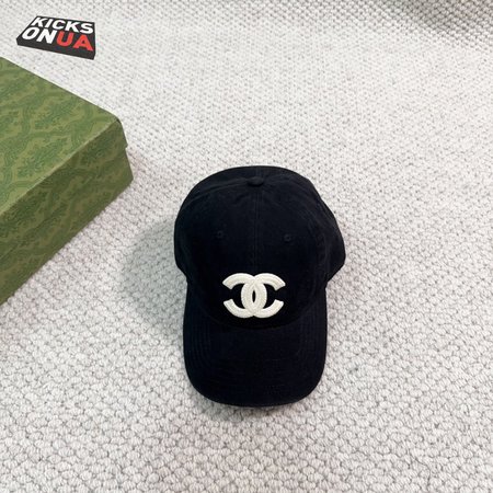 Chanel Cotton CC Cap Hat Black