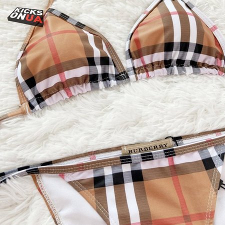 Burberry Check Triangle Bikini
