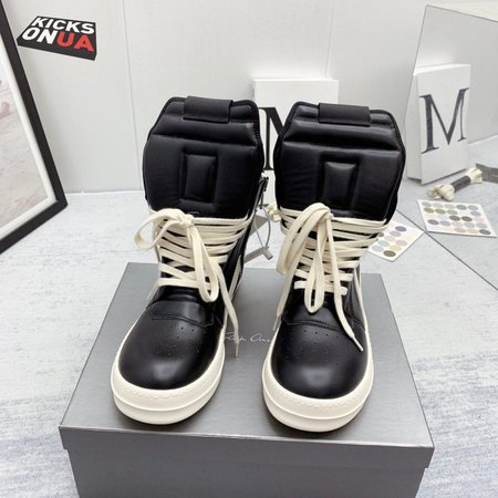 Rick Owens Phlegethon Geobasket Black Milk