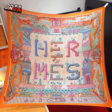 Hermes Super Silk Quest Silk Scarf