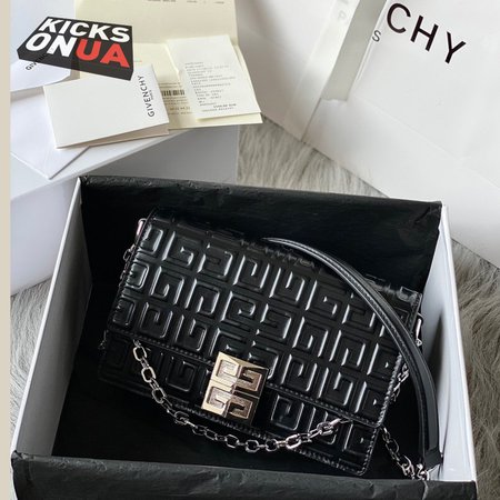 Givenchy Small 4G Bag In 4G Coated Canvas With Chain