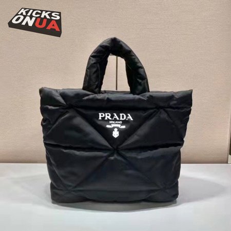 Prada Re-Nylon Padded Tote Bag Black 2VG082